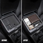 Carlimeki Center Console Organizer (3-piece set) for Tacoma 4th Gen (2024-2026) - Not for Hybrid - for Tacoma Accessories