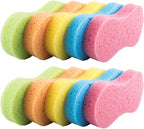 Huvai 10 Pack Car Wash Sponges Multi-Functional Sponge Multi-Color Cleaning Sponges with Vacuum Compressed Packing