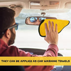 Tallew 60 Pcs Microfiber Towels:16"x16" Microfiber Drying Towels Bulk Micro Fiber Car Cleaning Cloth for Cars Drying Washing Polishing Office Windows Cleaning Household Supplies (Yellow)