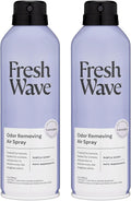 Fresh Wave Lavender Odor Eliminator Spray & Air Freshener, 8 oz. | Pack of 2 | Non-Aerosol, Fine Mist | Safer Odor Relief | Natural Plant-Based Odor Eliminator | For Furniture, Fabrics & Trash