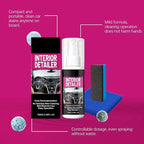 Car Interior Cleaner By, Convenient to Use, Fits All Car Interior Materials(2set)