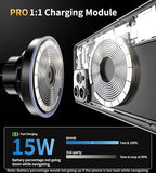 BHHB for iPhone 17 Magsafe Car Mount Charger, [2026 New] 15W 2in1 Magnetic Wireless Car Charger, fits for Magsafe Car Charger, Vent/Dashboard Phone Holder Mount for iPhone 17 16 15 14 13 12 Series