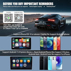 Wireless Carplay Adapter, 2025 Upgrade Converts Wired to Wireless Adapter for iPhone, Auto Connect Dongle for Apple Car Play, Bluetooth No Delay Control for Cars from 2016 and iOS 10+, Silver