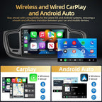 2+64G for KIA Sorento 2015 2016 2017 2018 2019 2020 Android Car Stereo with Wireless Carplay and Android Auto - 10 Inch HD Touchscreen Radio with EQ GPS WiFi FM/RDS + AHD Rear View Camera, MIC