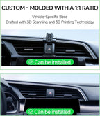 Qi2.2 Max 25W Fast Wireless Car Charger Phone Holder for 2016-2021 Honda Civic Accessories, 360° Rotation Phone Mount Compatible with MagSafe, Cell Phone Holder Does Not Affect Air Vent
