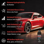 2 PCS Quick Effect Coating Agent, Nano-Quick Ceramic Coating Pro, Revolutionary Nano Spray for Car Detailing for Dust-Proof Glass Effect and Lasting Luster, 3.5 fl.oz