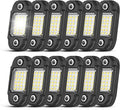 12Pods LED Rock Lights White 24led Chips Waterproof Neon Underglow Lighting Kit for Trucks SUV ATV Car