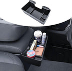 TACOBRO Center Console Hanging Organizer Box Compatible with 2019-2025 2026 Chevy Silverado/GMC Sierra 1500 and 2020-2026 Silverado/Sierra 2500HD 3500HD Accessories, Split Bench Seat ONLY