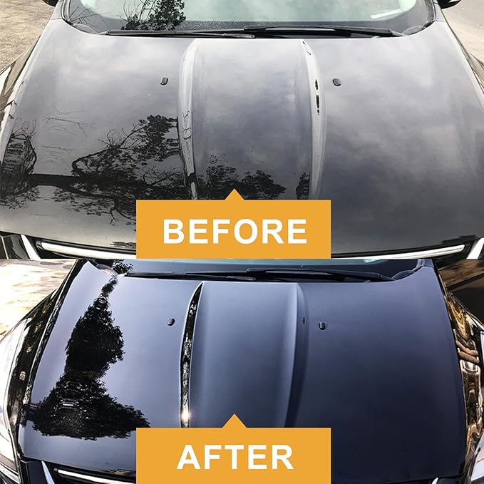 LOCBONDSO Ceramic Coating Spray for Cars - Shiny Car Paint Stuff, Hydrophobic Car Wax Spray, Easy to Use, Add Gloss, Shine and Protection for Cars, RVs, Motorcycles, 10 oz