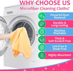 Newwiee 3 Pcs Extra Large Microfiber Cleaning Cloth 30" x 20" Washable Reusable Microfiber Towel Streak Free Lint Free Cloth for Cleaning Home Glass Office Window Bathrooms (Pink,Yellow,Light Blue)