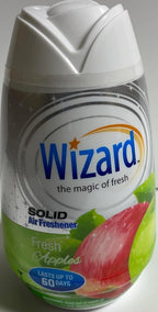 Wizard The Magic of Fresh gel Air Freshener, solid air freshener 7.8 oz Fresh apple (Pack of 6)