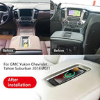 for GMC Yukon Chevrolet Tahoe Suburban 2014-2021 Wireless Charger QI Phone Fast Charging Panel Car Accessories