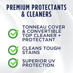 303 Products 30510 Convertible Vinyl Top Cleaning and Care Kit - Cleans And Protects Vinyl Tops - Includes Tonneau Cover And Convertible Top Cleaner 16 fl. oz. + Automotive Protectant 16 fl. oz.,,Blue