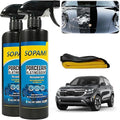 SOPAMI Ceramic Coating Spray (2 Pack), High-Gloss Car Polish & Paint Sealant, Quick Detailer for Water Beading & Shine, Safe for Paint, Glass, Plastic & Metal