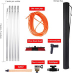 Rotatable Solar Panel Cleaning Brush with Extended Handle for Efficient Window Glass Shower and Windshield CleaningEcoFriendly StreakFree Shine