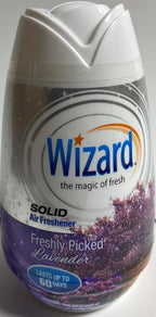 Wizard The Magic of Fresh gel Air Freshener, solid air freshener 7.8 oz Freshly picked lavender (Pack of 6)