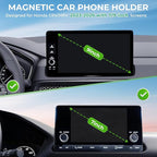 Car Phone Holder for Honda CRV & HRV 2026 2025 2024 2023 (Only for 7/9-Inch Screen) 360° Rotation Magnetic Cell Phone Mount, Compatible with Magsafe, Does Not Affect Air Vent