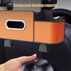 Car Organizers and Storage Box Behind Seat, Large Car Seat Back Organizer for Hold Phone, Drinks, Handbag, Universal Fit for Suv/Sedan (Black, 1pcs)