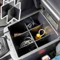 EDBETOS Center Console Organizer Insert Dividers Compatible with Toyota Tacoma 2016 2017 2018 2019 2020 2021 2022 2023 3rd Gen Tacoma Accessories Armrest Interlock Secondary Storage ABS Material
