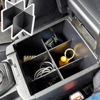 EDBETOS Center Console Organizer Insert Dividers Compatible with Toyota Tacoma 2016 2017 2018 2019 2020 2021 2022 2023 3rd Gen Tacoma Accessories Armrest Interlock Secondary Storage ABS Material