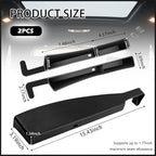 2PCS Car Seat Gap Filler Organizer with Charging Port,Upgrade Cars Gap Filler with Larger Storage Space Reducing Item Loss,Flexible No Drop Seat Guard for Car Storage Organizer