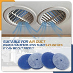 20 Pack RV Air Conditioner Filter 5.25” Round RV AC Filters Replacement with Central Hole MERV 8 Rated RV Air Vent Filters