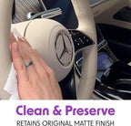 Wipex Auto Interior Car Cleaning Wipes - Plant Based Car Wipes - Lavender Essence, UV Protectant, Safe for Vinyl, Rubber, Plastic, Leather, Chrome, Non-Greasy Matte Finish, 40 Count (Pack of 12)
