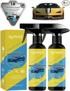 2PC Nano Quick Coat Restore Effect Coating Agent for Car Spray Automobile Acting Clear Finish Jet Dry with Dust Proof and Glazing Effects Long-Lasting Car Showroom Gloss