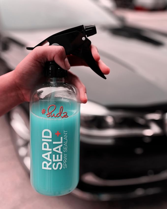 SudzBox Rapid Seal Spray Sealant - Paint Gloss Booster + Dry Aid Protects Paint - Works on Cars, RV's, Motorcycles, + More! 16 oz.