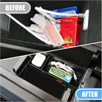 Center Console Organizer Tray for 2022-2026 Rivian R1S & R1T Accessories, Armrest Secondary Storage Box Insert