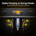 AOHI USB C Car Charger, PD 45W&QC 30W 2 Port Type-C Fast Charging Car Charger Lighter for MacBook Pro/Air, iPhone 17/16 /15Series, Galaxy S24 / S23, iPad Pro, AirPods and More
