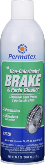 Permatex 82220 Non-Chlorinated Brake and Parts Cleaner, 14.5 oz. Aerosol Can, Pack of 1