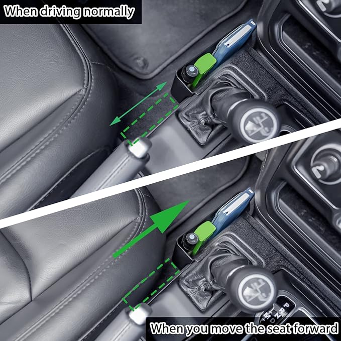 3PCS Center Console Organizer Tray Box Compatible with 2018-2025 Wrangler and 2020-2023 2024 2025 Gladiator Gear Shift Organizer Armrest Accessories Hanging Box（Not for JK/JKU）