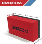 Glidecoat Ceramic Coating Applicator Sponges - Extremely Durable Ceramic Coating Applicator Pad for Detailing Cars, Boats, Motorcycles, RVs, and More - Smooth Application with No Wasted Product! (6)