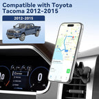 Kaishengyuan Car Vent Magnetic Phone Mount for Toyota Tacoma 2012 2013 2014 2015, Metal Cell Phone Holder 2nd Gen Tacoma Accessories Cradles Bracket Stand for All Smartphones