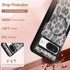 for Google Pixel 8 Case 6.2 Inch - Compatible with MagSafe Women Girls Cute Magnetic Protective Cover Cool Fun Unique Leopard Heavy Duty Shockproof Design for Google Pixel 8 Phone Cases