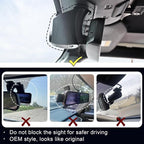 Mangoal Front 4K HDR Dash Cam STARVIS 2 IMX678, Custom Fit for Jeep Gladiator JT 2018-2023 Mojave Overland & Wrangler JL 2018-2023 etc, 5GHz WiFi, GPS, 64GB Card