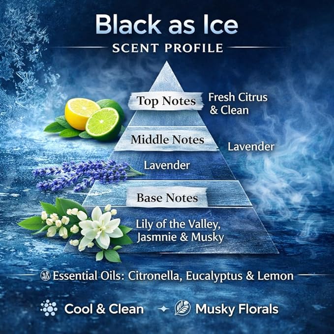 4 Pack Air fresheners | Long lasting car air fresheners, Hand-made in USA | Small room diffuser | Small Business Woman Owned. (8 ml Black Ice (Type) set of 4)