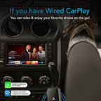 AUTOSKY LITE Box S 2026 – Wireless Adapter for CarPlay & Android Auto – Powerful New Processor – Netflix & YouTube via Phone Hotspot – Stable, Easy Plug & Play