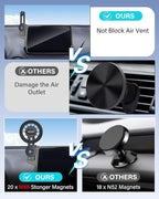 Magnets Phone Mount for BMW X5 X6 2024 2025 2026/X7 2023 2024 2025 2026 Accessories 14.9-Inch Screen Fixed Clip, Cell Phone Base Automobile Cradles Magnetic Phone Holder Compatible with MagSafe