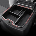 Autorder Center Console Organizer for 2007-2013 Chevrolet Silverado/GMC Sierra 1500 2500 3500 Accessories Armrest Storage Box Secondary Insert Tray with 2 Color Mats