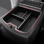 Autorder Center Console Organizer for 2007-2013 Chevrolet Silverado/GMC Sierra 1500 2500 3500 Accessories Armrest Storage Box Secondary Insert Tray with 2 Color Mats