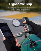 MOVMAX Remote Controller for DJI Osmo Pocket 4/3/2, Wireless Remote Control with Hall Effect Joystick, Ergonomic Handle Magnetic Attach, DJI Osmo Pocket Accessories
