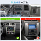 8Core 4+64G Car Stereo for Chevrolet Chevy Silverado Impala Tahoe GMC Sierra Yukon Hummer H2 Android Car Radio WiFi Wireless Carplay Android Auto,7” IPS,GPS,SWC,Bluetooth,Backup Camera