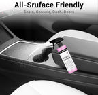 Tesla Seat Cleaner & Remover Stain, Interior Cleaner for White & Black Vegan Leather, Interior Cleaning Kit for Seats, Console, Dash, Tesla Model 3, Y, S, X, Cybertruck Accessories