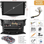4G+64G Car Radio Stereo for Toyota RAV4 2007-2012, Wireless Carplay&Android Auto with Android 13 Support Bluetooth/Voice Control/GPS/WiFi/Back-up Camera/SWC/FM, 9 Inch IPS Touch Screen for Toyota RAV4