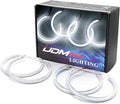 iJDMTOY 7000K Xenon White 264-SMD LED Angel Eyes Halo Ring Lighting Kit Compatible With BMW E36 E46 3 Series E39 5 Series E38 7 Series (Fit Xenon Trim ONLY)
