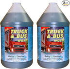 Quality Chemical Truck & Bus Wash - Heavy-duty Industrial Strength Super-foaming Grease-Cutting Soap - Foam Car Wash Soap for Trucks and Car wash foam soap - 1 Gallon -128 oz (Pack of 2)
