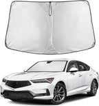 EcoNour Windshield Sunshade Compatible for Acura Integra 2023 2024 2025, Sun Visor for Front Windshield & Window Sun Shade Cover, UV Heat Blocker & Protector, Car Accessories