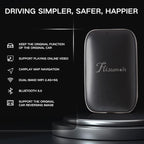 Wireless Carplay Adapter, 4 in 1 Wireless Android Auto Adapter Compatible with Netflix/YouTube Convert Wired to Wireless CarPlay Dongle for Cars, Plug & Play USB Carplay Adapter for iPhone iOS 10+
